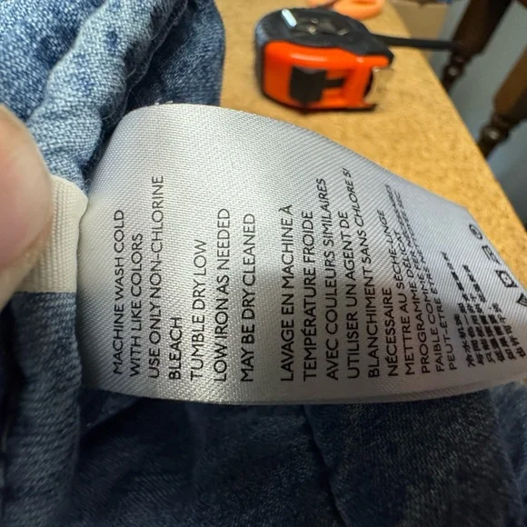 Free People Dolman Quilted Denim Jacket Medium Chambray Boho Zip Jacket - Picture 13 of 14